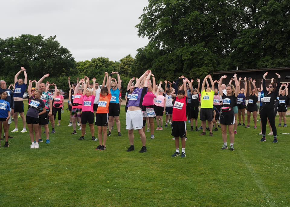 Warm-up at Wrest Park
